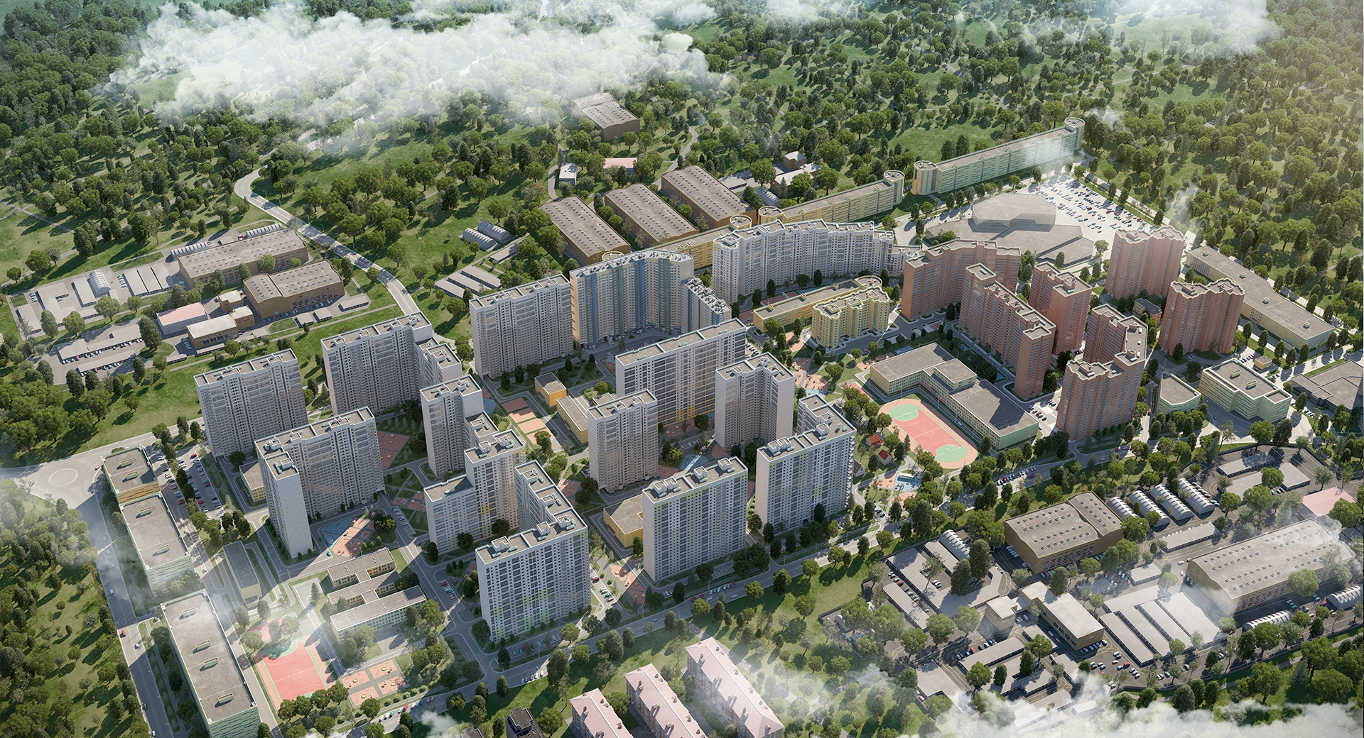 План застройки цветочный город мытищи